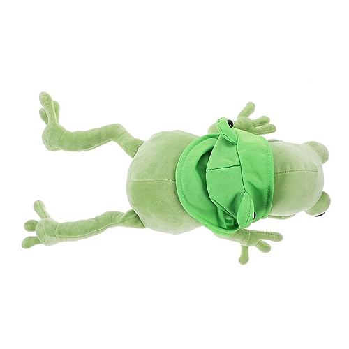 Alasum Gefüllte Puppe Entzückende Froschpuppe Froschförmige Puppe Kinder Plüsch Frösche Spielzeug Gefüllte Kinderpuppe Entzückendes Cartoon-Frosch-Spielzeug Frösche Puppe Pp Baumwolle von Alasum