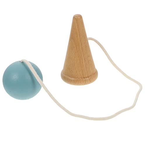 Alasum Geschicklichkeitsball Babyballspielzeug Kendama-Ball interaktives Kendama-Spielzeug Kinder holzspielzeug jucarii pentru copii Kinder bevorzugen interessante Kendama Blue von Alasum