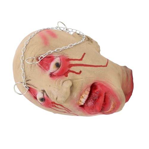 Alasum Gruseliger Halloween Kopf Anhänger Realistische Blutige Horror Deko Hängender Schädel Abgetrennt Lebensechte Horror Requisite für Spukhaus Party und Garten Dekoration Alasum Gruseliger Halloween Kopf Anhänger Realistische Blutige Horror Deko Hängender Schädel Abgetrennt Lebensechte Horror Requisite für Spukhaus Party und Garten Dekoration von Alasum