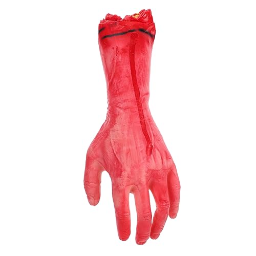 Alasum Halloween Hand Halloween Party streudekor Halloween handschmuck gefälschte menschliche armhände gruselige gefälschte Armhände Spielzeug gefälschter Arm Halloween-Werkzeuge Plastik von Alasum