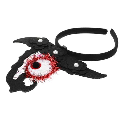 Alasum Halloween-stirnband Haarreifen-stirnband Gruseliges Stirnband Halloween-kopfschmuck Für Frauen Halloween-kostüm Halloween- -stirnband Halloween Augäpfel Haarband Metall Violett von Alasum