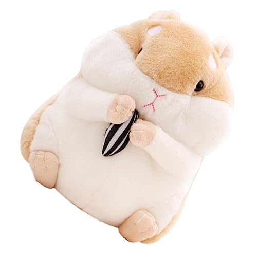 Alasum Hamster Plüschtier für Kinder Puppen -Kissen Hamsterpuppe -Plüschtier Hamster Kuscheltier Hamster stofftier süße Kuscheltiere Stofftierpuppe PP Baumwolle von Alasum