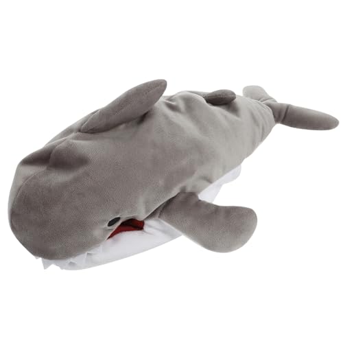 Alasum Handpuppe Tierkopfpuppe Tierpuppen Puppen Für Geschichte Erzählende Marionette Pp Baumwolle Grey von Alasum