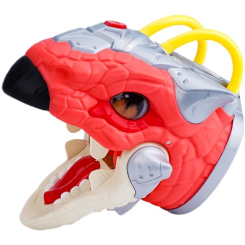 Alasum Handpuppe plastikenten Chaps dinotattos handspielpuppen dinozug Kinderhandspielzeug Dinosaurier realistisches Handspielzeug Dinosaurierpuppe für rot von Alasum