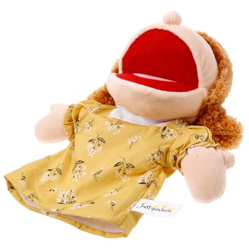 Alasum Handpuppenspielzeug Jam- Junge Filigrane Mini-Kleiderbügel Babyspielzeug Brot pädagogische handpuppen Handpuppe Figurenpuppe für kreative Handpuppe Plüsch von Alasum