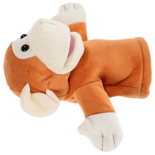 Alasum Handpuppenspielzeug Tiere Plüschfigur Spielzeug Kreative Puppenspielzeuge Simulation Tiermodell Emuliertes Tierspielzeug Handspielzeug Interaktives Spielzeug Stofftier Handpuppe von Alasum