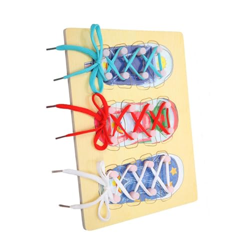 Alasum Holz Schnürsenkel Lernbrett Montessori Fadenbrett Pädagogisches Schuhbinden Training für Frühförderung Kindergarten Eltern Junge Mädchen Spiel Alasum Holz Schnürsenkel Lernbrett Montessori Fadenbrett Pädagogisches Schuhbinden Training für Frühförderung Kindergarten Eltern Junge Mädchen Spiel von Alasum