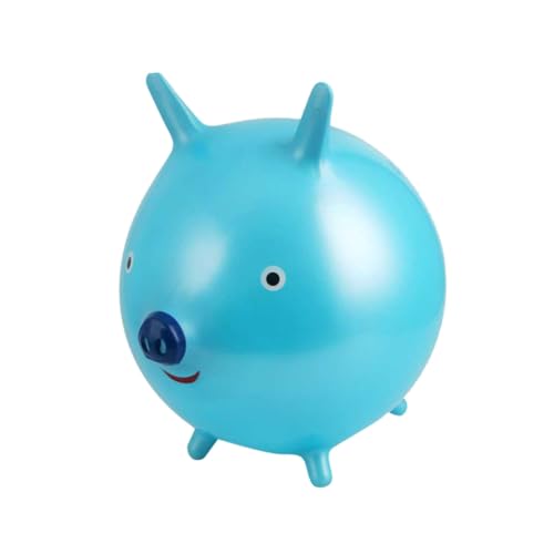 Alasum Hüpfball für Kinder Spielzeug für Kinder kinderspielzeug kindersport Kid Toys Children Toys federnd Hüpfbälle für Weltraumspielzeug Dicker Springender Ball Cartoon-Hüpfball Blue von Alasum