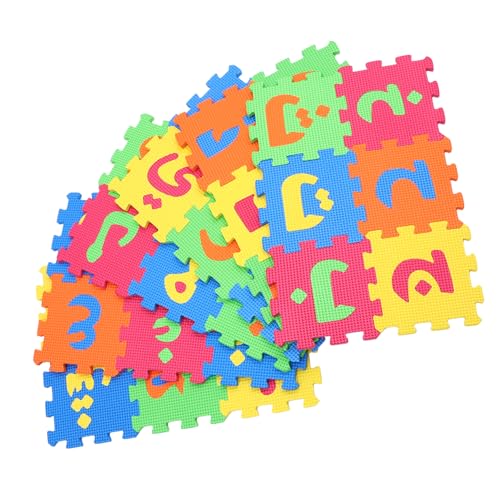 Alasum Ineinandergreifende Spielmatte Aus Eva Schaumstoff Für Kleinkinder Arabische Buchstaben Puzzlematte rutschfest Vielseitig Einsetzbar Spielteppich Oder Aktivitätsfläche Für von Alasum