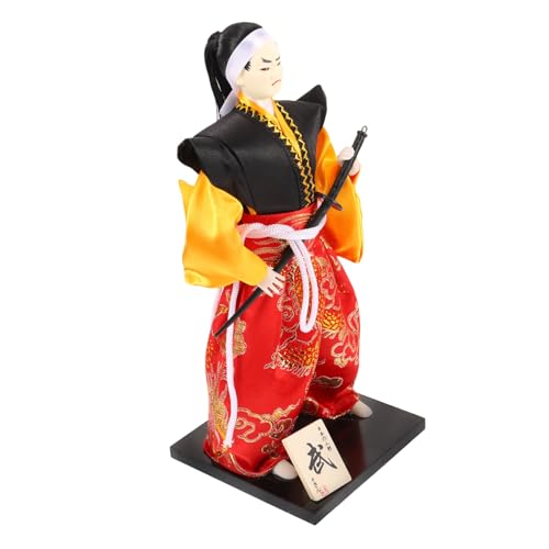 Alasum Japanische -Ornamente Tischdekoration für -Puppen -Kriegerpuppe japanische Japan -Puppen-Ornamente -Puppenornament Stoff von Alasum