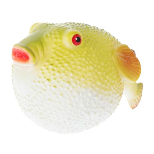 Alasum Kugelfisch Spielzeug Meerestiere Spielzeuge Simulation Von Meerestierfiguren Kugelfischfigur Kinderspielzeug Simulation Meerestiermodell Kugelfisch-Ornament Baumwolle von Alasum