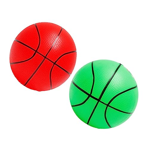 Alasum Basketball-Spielzeug für Jungen und Mädchen 2er-Pack Strapazierfähiges PVC-Spielzeug Basketball-Spielzeug für Jungen und Mädchen Lustige Spiele für Kinder Zufällige Farben von Alasum