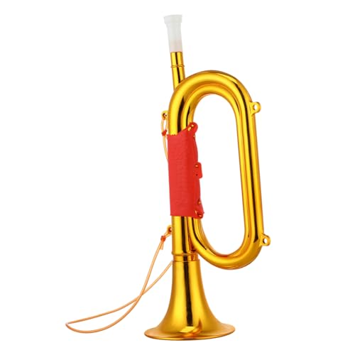 Alasum Kunststoff für Goldene Trompete Leicht zu Spielendes Musikinstrument für Bühnenaufführungen und Rollenspiele Lustiges Lernspielzeug für Kleine Musiker Alasum Kunststoff für Goldene Trompete Leicht zu Spielendes Musikinstrument für Bühnenaufführungen und Rollenspiele Lustiges Lernspielzeug für Kleine Musiker von Alasum