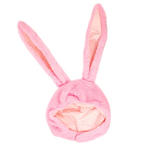 Alasum Kuschelige Hasenohren ütze Für Und Erwachsene Flauschiger Bunny Ears Hut Als Kostümzubehör Für Fasching Karneval Und Partys Pinker Hasenohren Hut Prop von Alasum