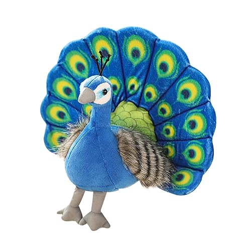Alasum Kuscheliges Pfau Plüschtier Cartoon Design Waschbar Weiches Kinderspielzeug und Wohnaccessoire Geeignet als für Kinderparty Dekorative Pfauenfigur für Sofa und Zimmer Alasum Kuscheliges Pfau Plüschtier Cartoon Design Waschbar Weiches Kinderspielzeug und Wohnaccessoire Geeignet als für Kinderparty Dekorative Pfauenfigur für Sofa und Zimmer von Alasum