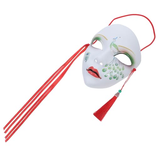 Alasum Maske Im Chinesischen Stil Kostüm Maske Reinigen Masken Schwarze Maske Gesichtsmaske Maskerade Für Frauen Glückselige Maskerade Maske Selber Machen Cosplay Led-maske Pp Green von Alasum