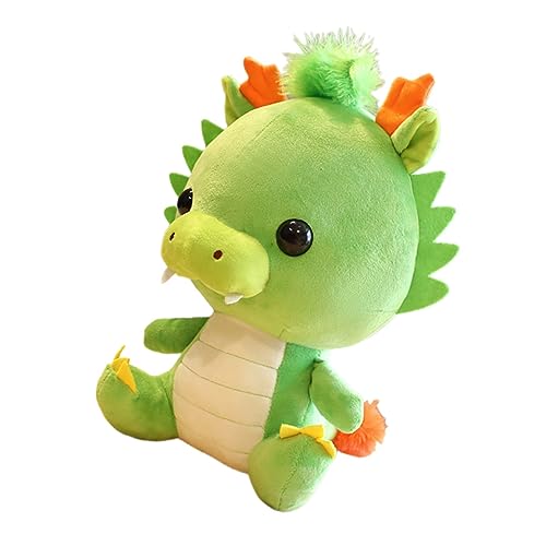 Alasum Niedlicher Chinesischer Neujahrsdrache Stofftier Spielzeug 35cm Entzückende Drachen Maskottchen Puppe von Alasum