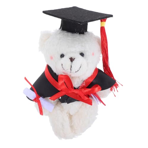 Alasum Mini Abschlussbär Stuffed Animal Toy Mini Ornamente Graduation Plüsch Gefülltes Abschluss Mini Bärer Bund Kleiner Abschlussbär Abschluss Dekorationen Grad Bären Plüsch Stoffe von Alasum