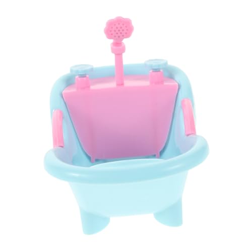 Alasum Miniatur-badewanne Für Puppen Lebensechtes Miniatur-badezimmerset Spielzeug-badewanne Für Jungen Und Mädchen Puppenhaus-badeteile Exquisite Miniatur von Alasum