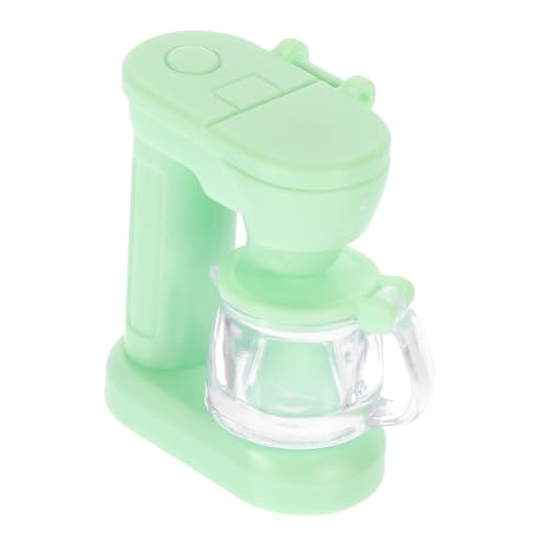 Alasum Mini-Kaffeemaschine Drehscheibe rechteckige Muffins Miniatures miniaturmodelle spielzeuge kaffeevollautomaten Puppenhausverzierungen Mini-Küchen-Kaffeemaschine- Green von Alasum