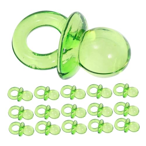 Alasum Mini Shower Dekorationen Für ädchen Transparente Grüne Schnuller Für Shower Spiele Tischdekorationen Und Partygeschenke DIY Party Favoriten von Alasum