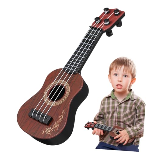 Alasum Mini-Ukulele Ukulele für Anfänger für Kinder Ukulele-Gitarre für Kinder jugueten kinderinstrumente musikinstrumente für Kinder Spielzeug Modelle von Musikinstrumenten Plastik Brown von Alasum