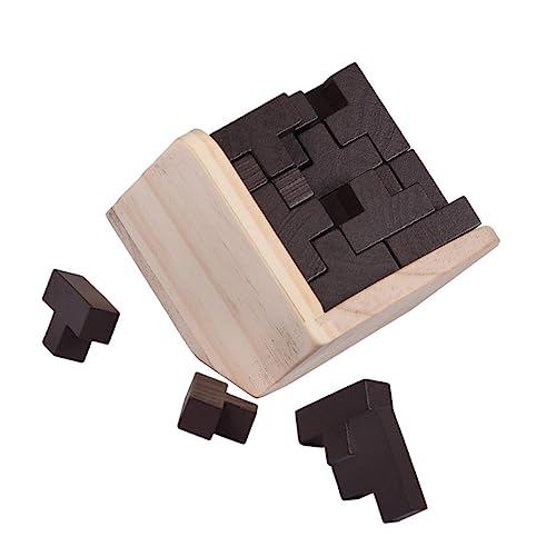 Alasum Minsuo Kinder Puzzle rätselbuch Kinder rätselspiele Kinder geduldspiele Denksportaufgaben Geschicklichkeitsspielzeug Puzzlematte Denksportspielzeug Blockspielzeug hölzern von Alasum