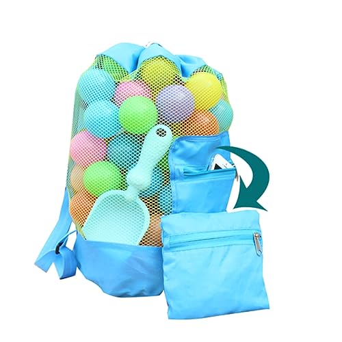 Alasum Schwimmen Strand Sackpack Kinder Mesh Tasche Spielzeug Container Mesh Strand Tasche von Alasum