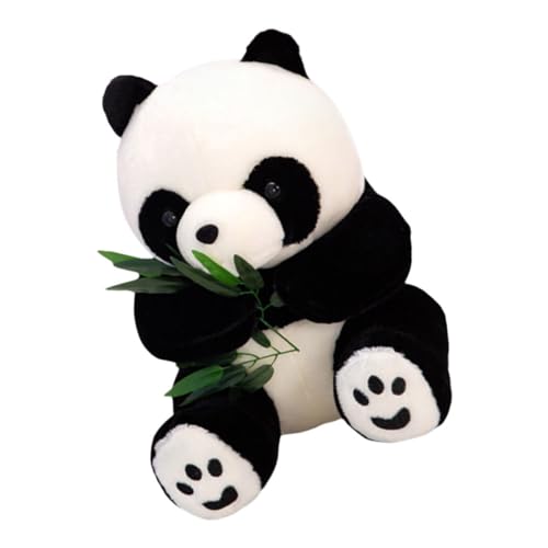 Alasum Panda-Puppe Panda Plush pandabär stofftier Panda Geburtstagsgeschenk Panda-Kuscheltier Panda Plüschspielzeug Panda Dekofigur tierisches Plüschtier Panda gefüllte Puppe PP Baumwolle von Alasum