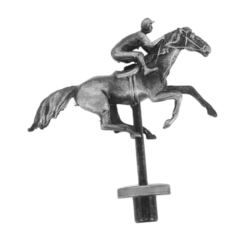 Alasum Pferderennen-schachfigur Pferdefigur Für Brettspiel Pferderennen-brettspiel-Requisite Ersatz-pferdefigur Aus Metall Pferdefiguren Für Rennspiel Brettspiel-rennfigur Legierung Black von Alasum