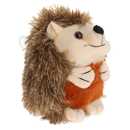 Alasum Plüsch-Igel-Puppe Kuscheltier Valentinstag plüschtier Plüschtiere für Kuscheligel Stoffigel heiser ausgestopft Hund Igel 17 cm Igel Stofftier Coffee von Alasum