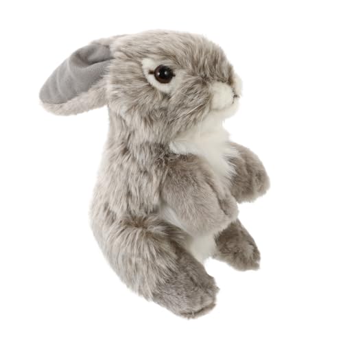 Alasum Plüschhase Kaninchen Stofftier Kinder Kaninchen Puppe Spielzeug Kuscheltiere Plüschspielzeug Für Babys Hase Plüschpuppe Tierisches Plüschkissen Plüschtiere Grey Pp Baumwolle von Alasum