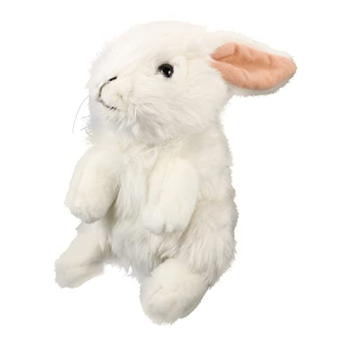 Alasum Plüschhase Kinder Kuscheltier Hasen Kuscheltier Bunny Plush Tierplüschtier Osterhasen-Dekoration Kinderspielzeug ausgestopftes Puppenspielzeug Kaninchen Spielzeug PP Baumwolle Weiß von Alasum