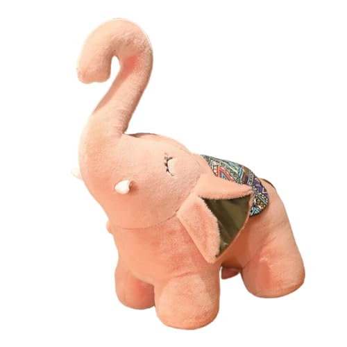 Alasum Plüschpuppe Elefantenspielzeug Für Kuscheltiere Plüsch Elefant Stofftier Säuglingselefant Ausgestopfter Elefant Tiere Plüsch Kuscheltier Elefantenbaby Pp Baumwolle Rosa von Alasum