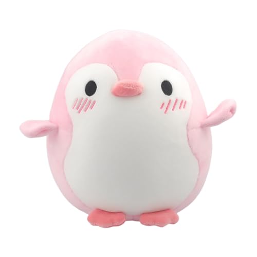 Alasum Puppe Pinguin plüschtier Kuscheltier Pinguin nähgarn pink Kuscheliger Pinguin rosa Spielzeug Flauschige Kuscheltiere Plüsch-Pinguin-Figur Plüsch-Pinguin-Spielzeug Schaumpartikel von Alasum