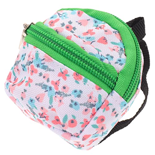 Alasum Puppenrucksack Rucksack für Puppen Puppen-Ankleidetasche Puppenschulrucksack Spielzeug Puppenträger Puppenkleidung Reiserucksack Mini- -Dekore Mini-Rucksack-Dekor Polyester von Alasum