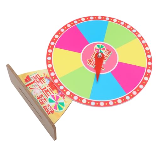 Alasum Roulette-Lotteriespiel Preisrad an der Wand Regenbogen-Gewinnrad unterhaltungsspiele Gaming Equipment Toy Plattenspieler drehteller Spielpreisrad Partyzubehör für Kinder Schaum von Alasum