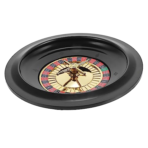 Alasum Russisches Roulette Rad Geburtstagsfeier Spiel Poker Wheel Tisch Mit Rollen Roulette-Brett Pokerspiel Roulette Roulette-räder Roulette-Tisch Partyspiel-Requisite Pokertisch Plastik von Alasum