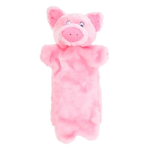 Alasum Schweinchen Handpuppe interaktives Kinderhandpuppe Plüschhandpuppe Kuscheltier Handpuppe Tierspielzeug dekorative Schweinepuppe Handspielzeug für PP Baumwolle Rosa von Alasum