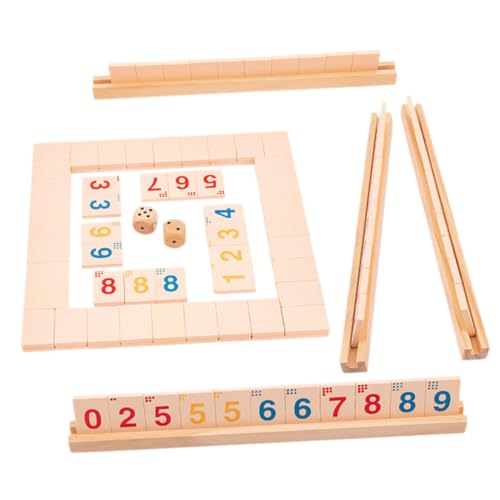 Alasum Set Aus Shut The Box Würfelspiel Klassisches Brettspiel Für Erwachsene Und Mathe Würfelspiel Für Gesellige Runden Gesellschaftsspiel Für Familien Und Freunde von Alasum