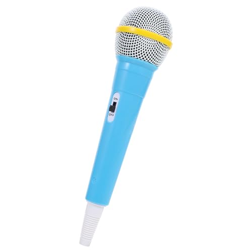 Alasum Simulationsmikrofon interessante Mikrofonstütze darstellende Stütze USB-Mikrofon kinderinstrumente musikinstrumente Mini-Mikrofon Mikrofon-Modell Plastik Blue von Alasum