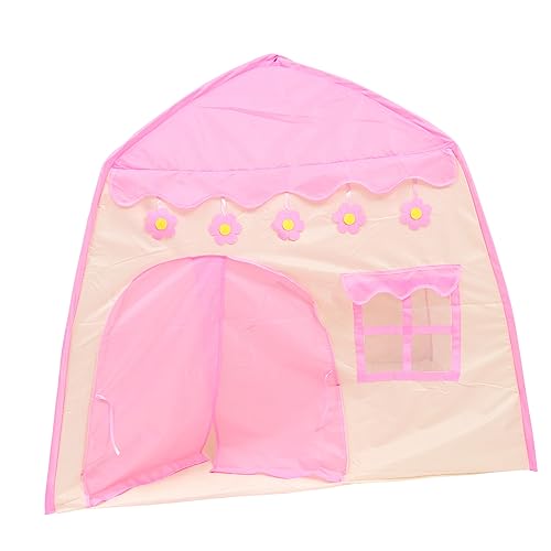 Alasum Spielzelt Kinder spielhaus Playhouse for faltbares spielhaus Tipi Zelt Outdoor Kinder Zelt für Kinder Campingzelt Zelthaus Spielzeug Kinderspielhaus Zelt Rosa von Alasum