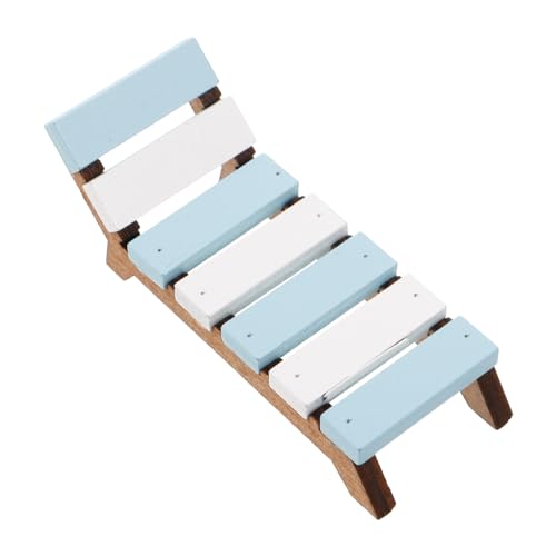 Alasum Spielzeug Strandstuhl Strandspielzeug Liegestuhl Strand Lounge Sessel Chaiselongue Miniatur Strandstuhl Modell Miniatur Stuhl Zur Dekoration Mini Stuhl Modell Mini von Alasum