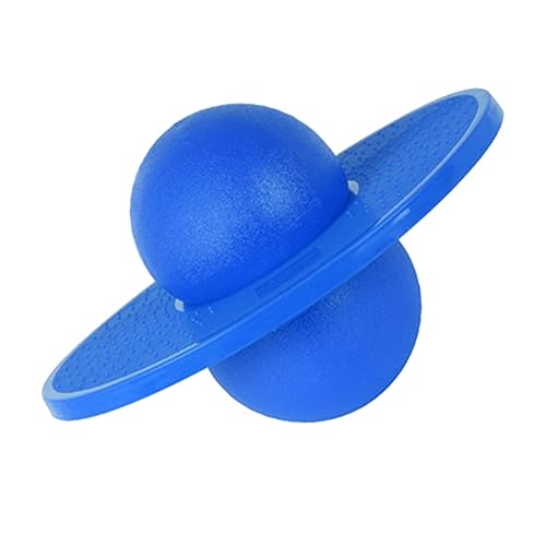 Alasum Sportzubehör Balancierender Brettball Balance-Bounce-Board Prallen Gleichgewichtsball Kind Springball Balance-Ball Mit Grip-Deck Gymnastikball Übungsball Blue von Alasum