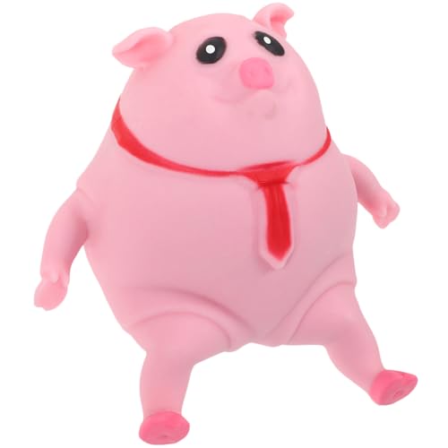 Alasum Squeeze- -Spielzeug Squishy-Stressspielzeug Schweinchen Massenspielzeug Tiere Heman Spielzeug funnytoys Gastgeschenke Neuheit dehnbares Spielzeug Weichkleber Rosa von Alasum