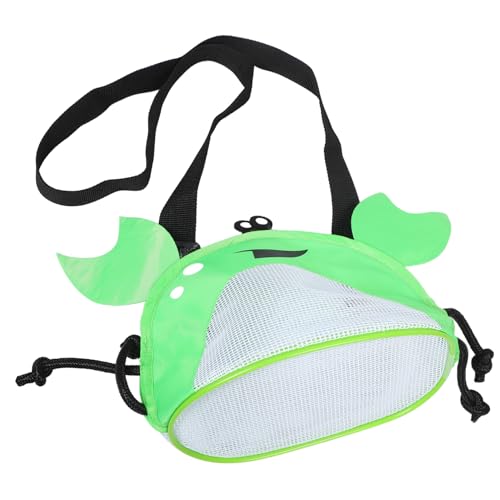 Alasum Strandtasche Spielzeugtasche Für Den Strand Mesh-Shell-Taschen Für Den Strand Strand-mesh-Tasche Strandmuscheltasche Muscheltaschen Für Kinder Tasche Aus Muscheln Light Green PVC von Alasum