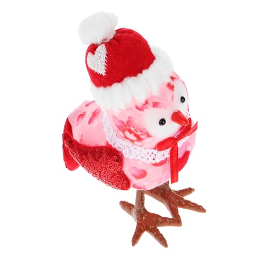 Alasum Süße Valentinstag Vogel Dekor Vogel Figur Cartoon Vogel Ornament Vogel Statue Für Tisch Dekoration Urlaub Party Ornament von Alasum