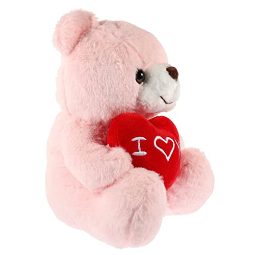 Alasum Teddybär Kuscheltier kuschelbären kopfkissen nachsprechende stofftiere valentinstags Toy große Kuscheltiere Valentinstag Bär Plüschbärenspielzeug PP Baumwolle Rosa von Alasum