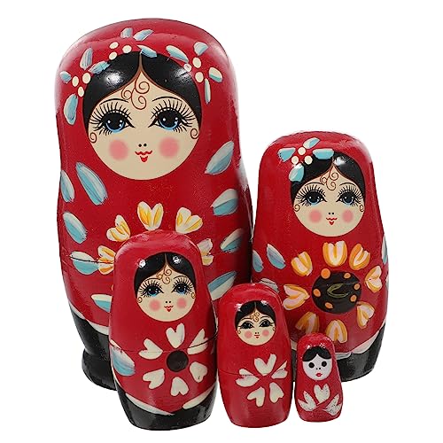 Alasum Holz Nest Puppen Handgemalt Figuren Kinderspielzeug Dekoration Umweltschutz Alasum Holz Nest Puppen Handgemalt Figuren Kinderspielzeug Dekoration Umweltschutz von Alasum