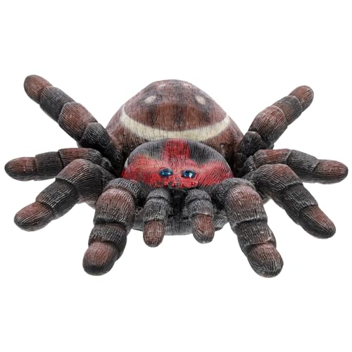 Alasum Tierhandpuppe Spinne Handpuppe Handfingerpuppe Realistische Handpuppe Rollenspiel Handspielzeug Familie Handpuppe Tierhandpuppen Kunststoff PVC Kaffee von Alasum